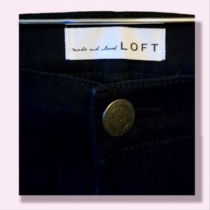 Ann Taylor Loft Velvet Pants, Size 6, Black